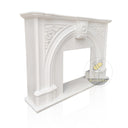 Marble Mantel Surround 45" Tall