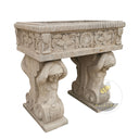 Large planters Black Limestone Figural Trough