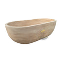 Marble Tub | Egyptian Beige Polished Oval Soaking 68.90" Long
