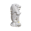 Lion Fish Fountain White Marble Mythical Guardian