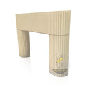 Modern Marble Fireplace Surround 55" Height