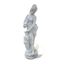Garden Lady Statue in White marble - Image 5