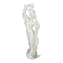 White Marble Statue White Marble Floral Garden Goddess Flora