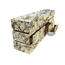 Italian Valgri White Marble Vanity Unit 33.46" Talll