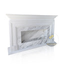 Marble Electric Fireplace 33.4" Tall