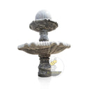 Rolling Marble Ball Fountain with Spherical Finial 78.7" Tall