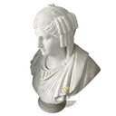 Custom Marble Bust in white marble - Image 5