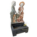 statue fountain in Red marble + White Marble + Black limestone - Image 4
