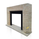 Travertine Fireplace Mantel 47" Height