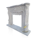 Large Marble Fireplace Surround 61" Tall