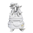 Marble statues for sale of Cherub Pair Playtime in White Marble