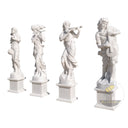 Four season goddess Garden Statue in White marble - Image 4