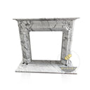 Modern Marble Fireplace 48" Tall