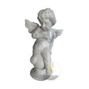 Marble Angel for Garden white marble praying cherub