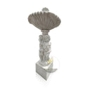 Marble Statue Fountain With Playful Cherubs Marble Pedestal 98" Tall