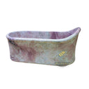 Pink Marble Bathtub 70.87" Long