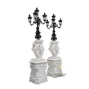 Lampadaire extérieur en marbre