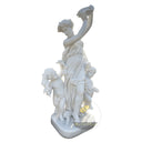 Marble sculpture for sale white marble dancing mother with cherubs