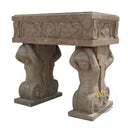 Large planters Black Limestone Figural Trough