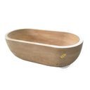 Marble Tub | Egyptian Beige Polished Oval Soaking 68.90" Long