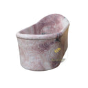 Pink Marble Bathtub 70.87" Long