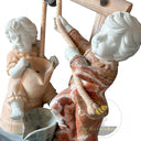 statue fountain in Red marble + White Marble + Black limestone - Image 6