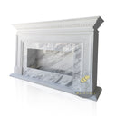 Marble Electric Fireplace 33.4" Tall