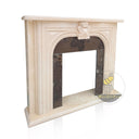 Portuguese Limestone Fireplace 45" Tall