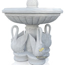 Large Bird Bath Fountain  82.6" Height with Swan statue