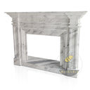 Italian Marble Fireplace Surround Volakas 56" Tall