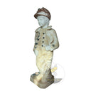 Garden Marble statue for sale in white marble + yellow onyx - Image 5