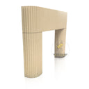 Modern Marble Fireplace Surround 55" Height