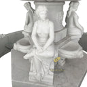 نافورة حديقة من طبقتين