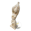Large Marble Sculpture in Classic Beige Limestone - Image 6