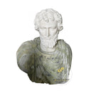 Custom Marble Bust in Green marble + white marble - Image 5