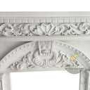 Custom Marble Fireplace 52" Tall