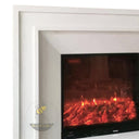 Modern Marble Fireplace 42.9" Tall