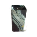 Dark Green Jade Pedestal Sink | Shangri-La Jade 33.46" Tall