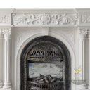 Traditional Marble Fireplace 54" Tall
