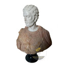 Custom Marble Bust in Beige marble + white marble - Image 5