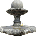 Rolling Marble Ball Fountain with Spherical Finial 78.7" Tall