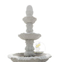 Fontaine de jardin à 2 niveaux