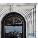 Italian Volakas Marble Mantel 47" Tall