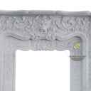 Large Marble Fireplace Surround 61" Tall