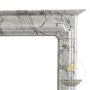 Modern Marble Fireplace 48" Tall