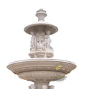 Large Outdoor Fountains White/Beige Marble Mythological Statuary Pool