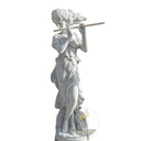 Four season goddess Garden Statue in White marble - Image 7