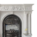 Traditional Marble Fireplace 54" Tall