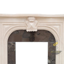 Portuguese Limestone Fireplace 45" Tall