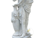 Garden Lady Statue in White marble - Image 6